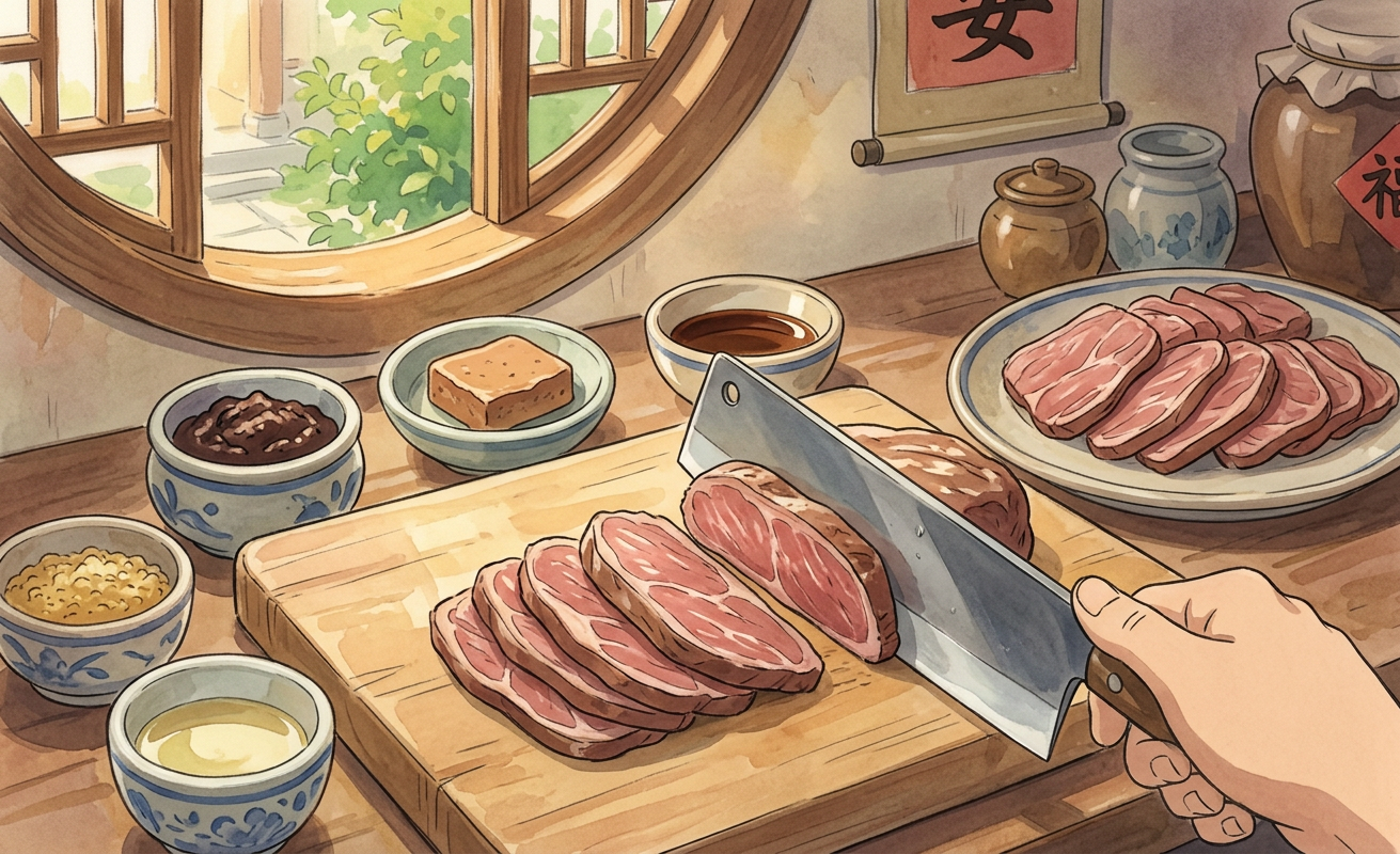 Jiang niu rou step 1