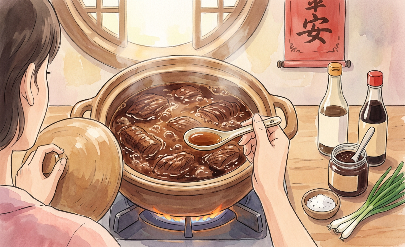 Jiang niu rou step 7