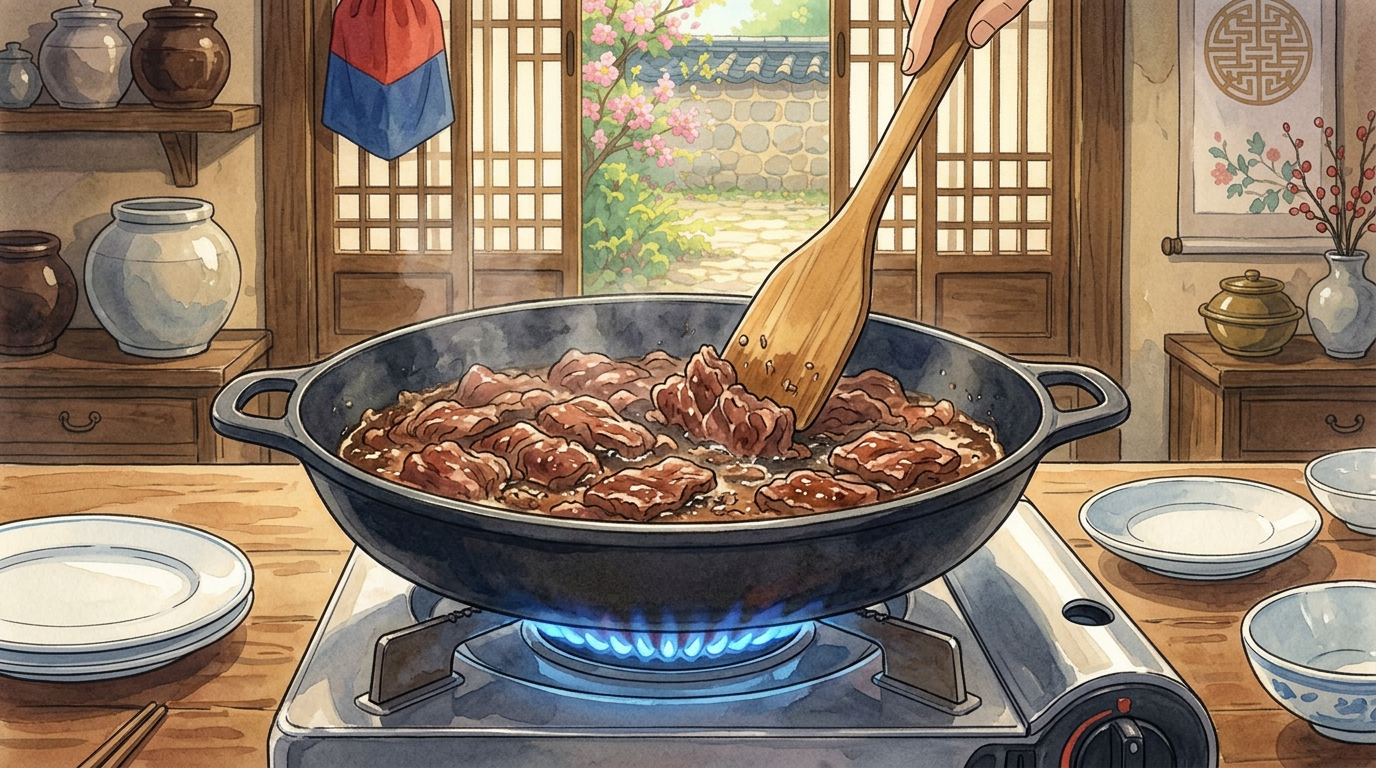 キムチプルコギチーズステーキ step 2