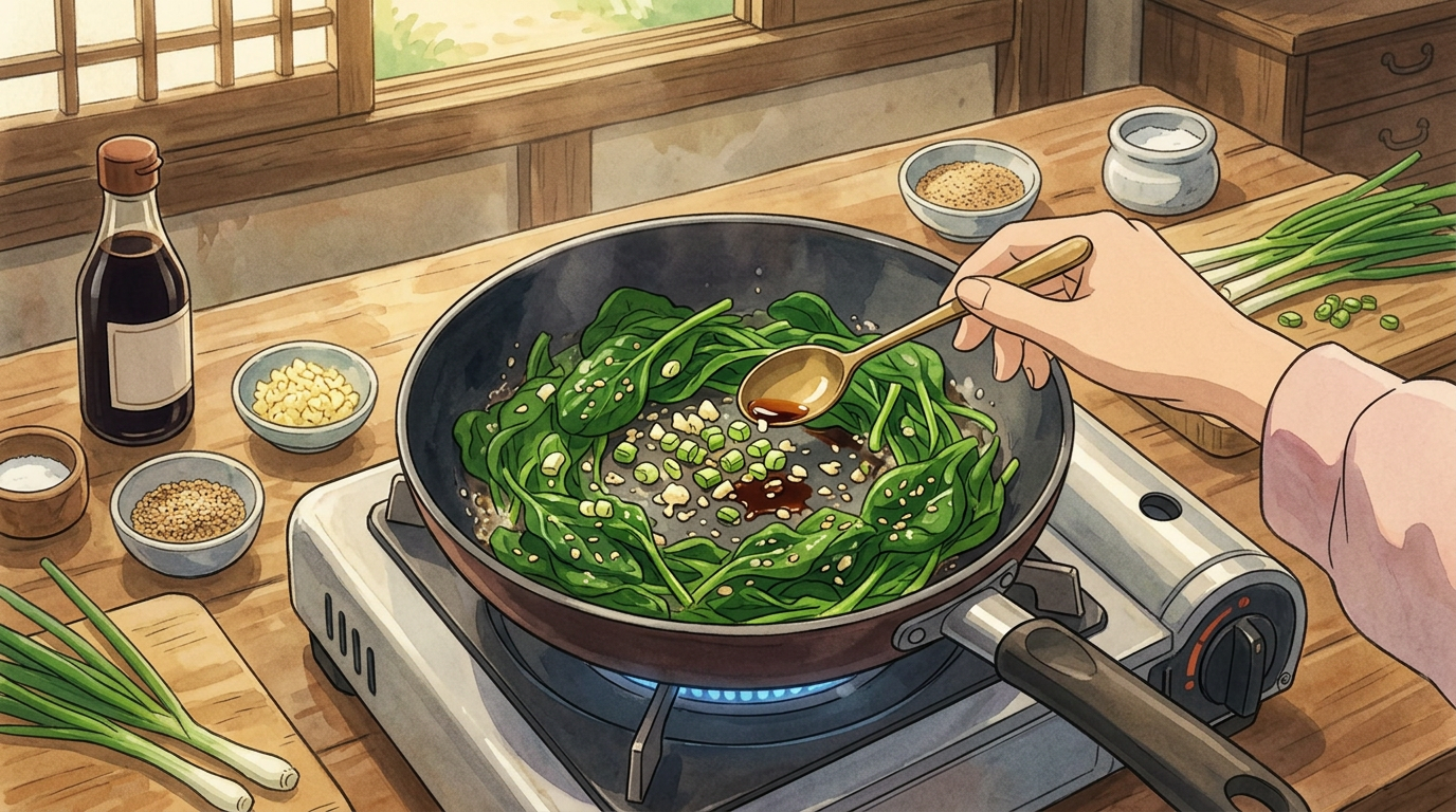 Bibimbap step 6