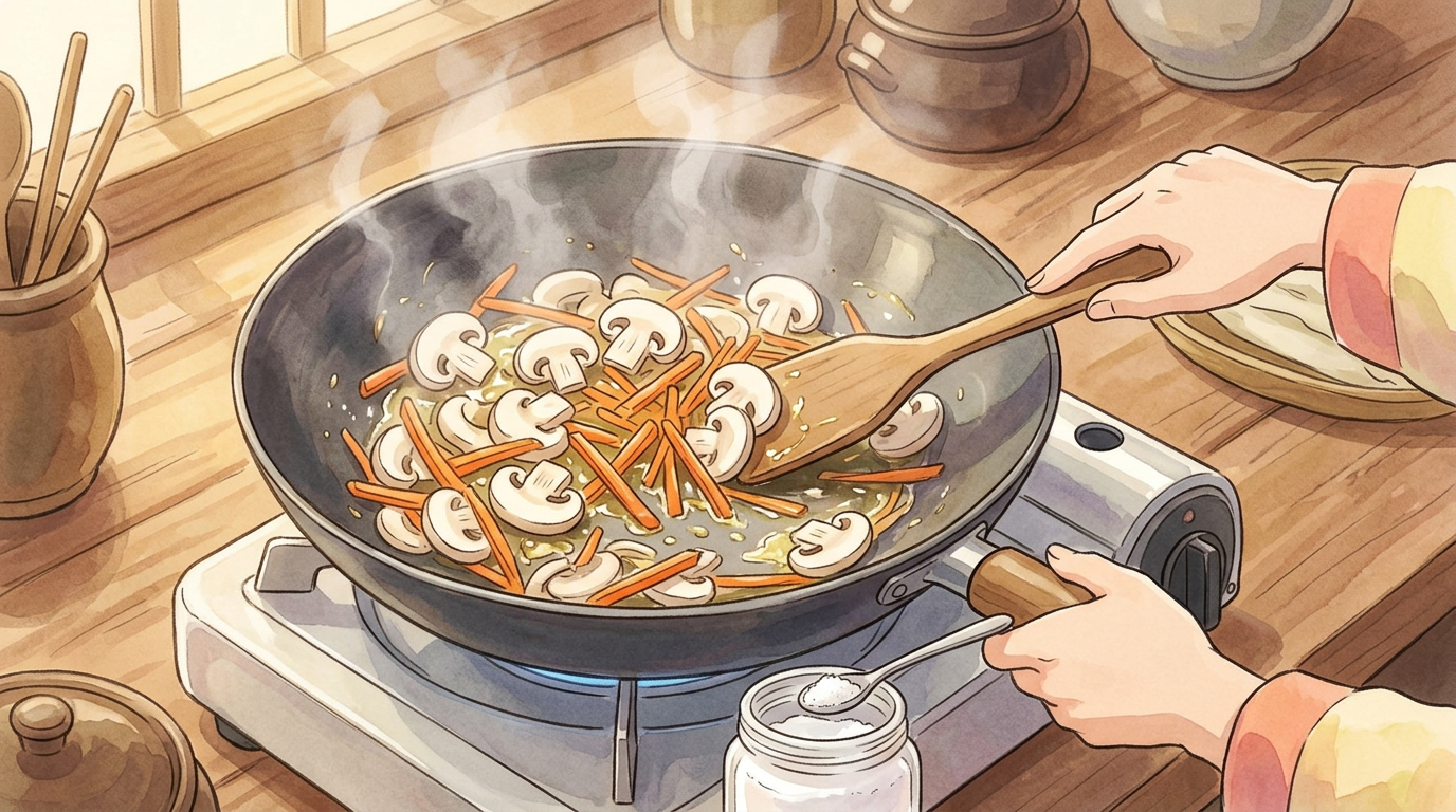 Bibimbap step 8