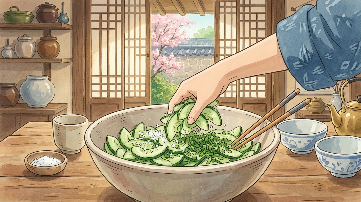 Oi Muchim step 1
