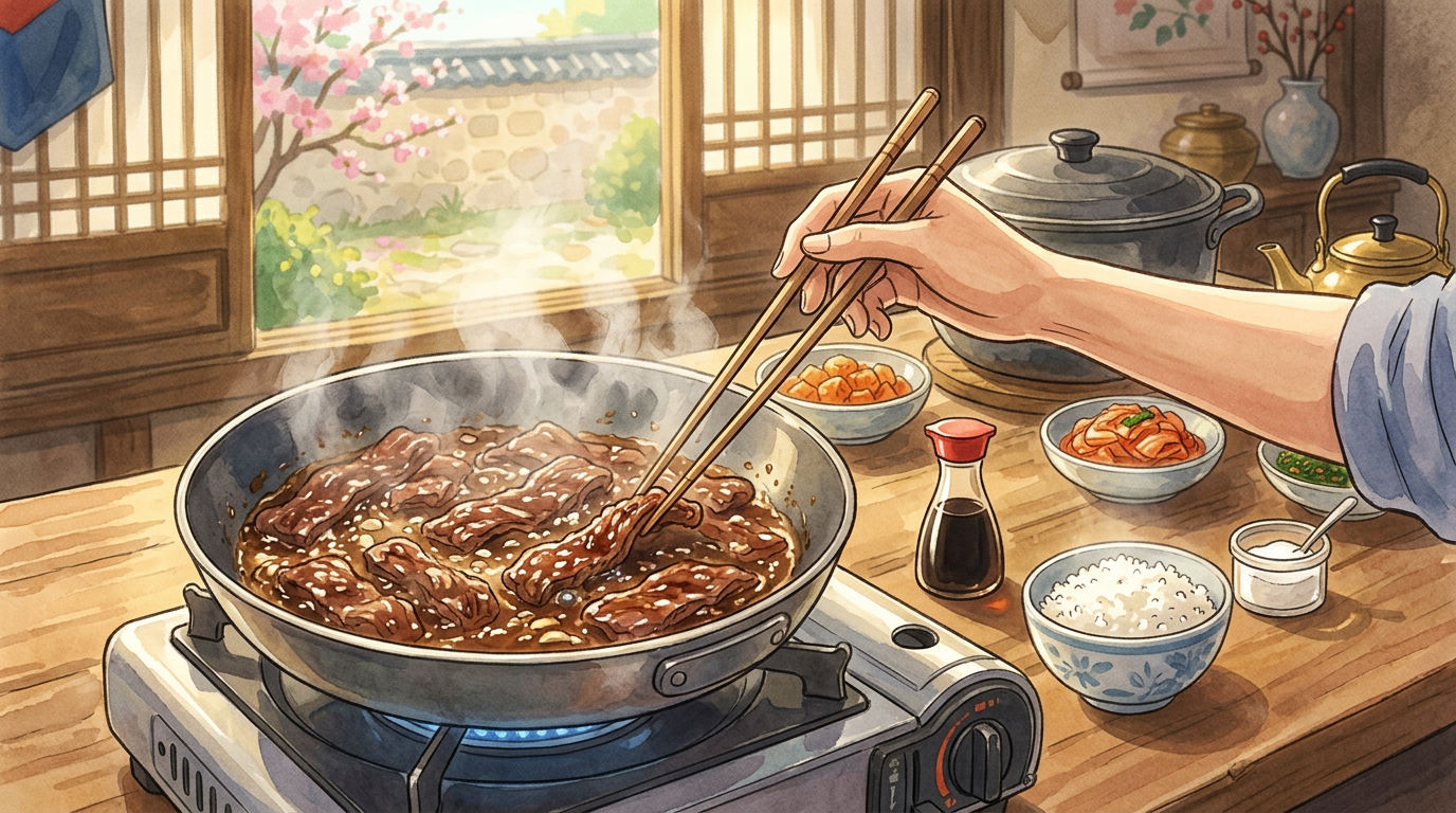 Bibimbap step 4