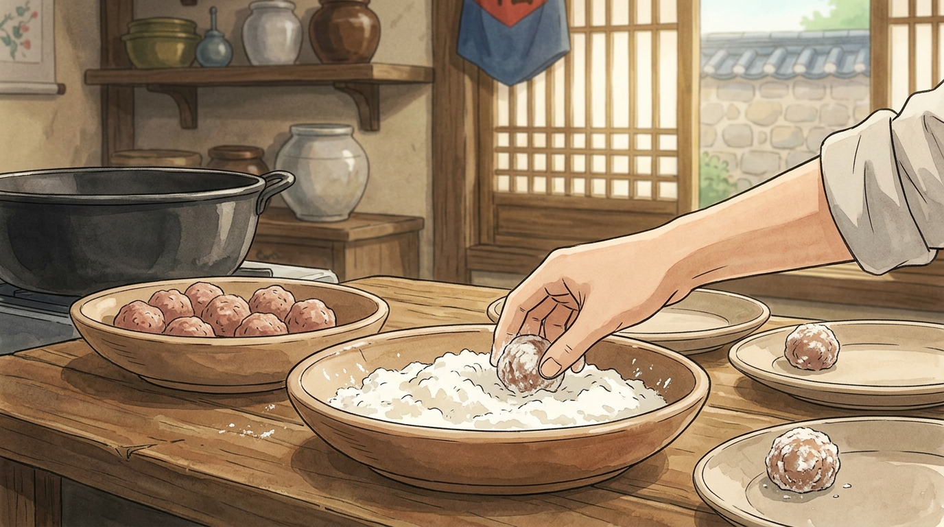 Tteokgalbi step 2