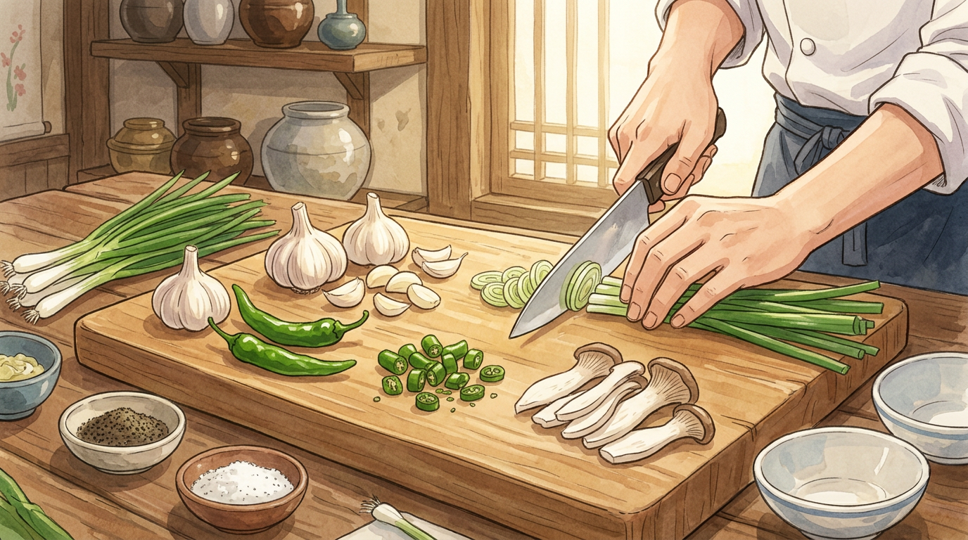Samgyeopsal Gui step 1