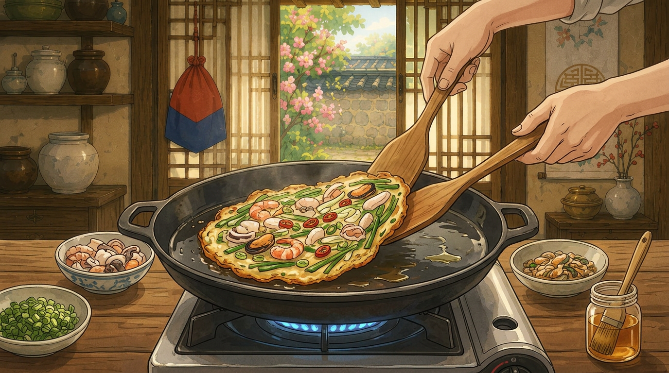 Haemul Pajeon step 6