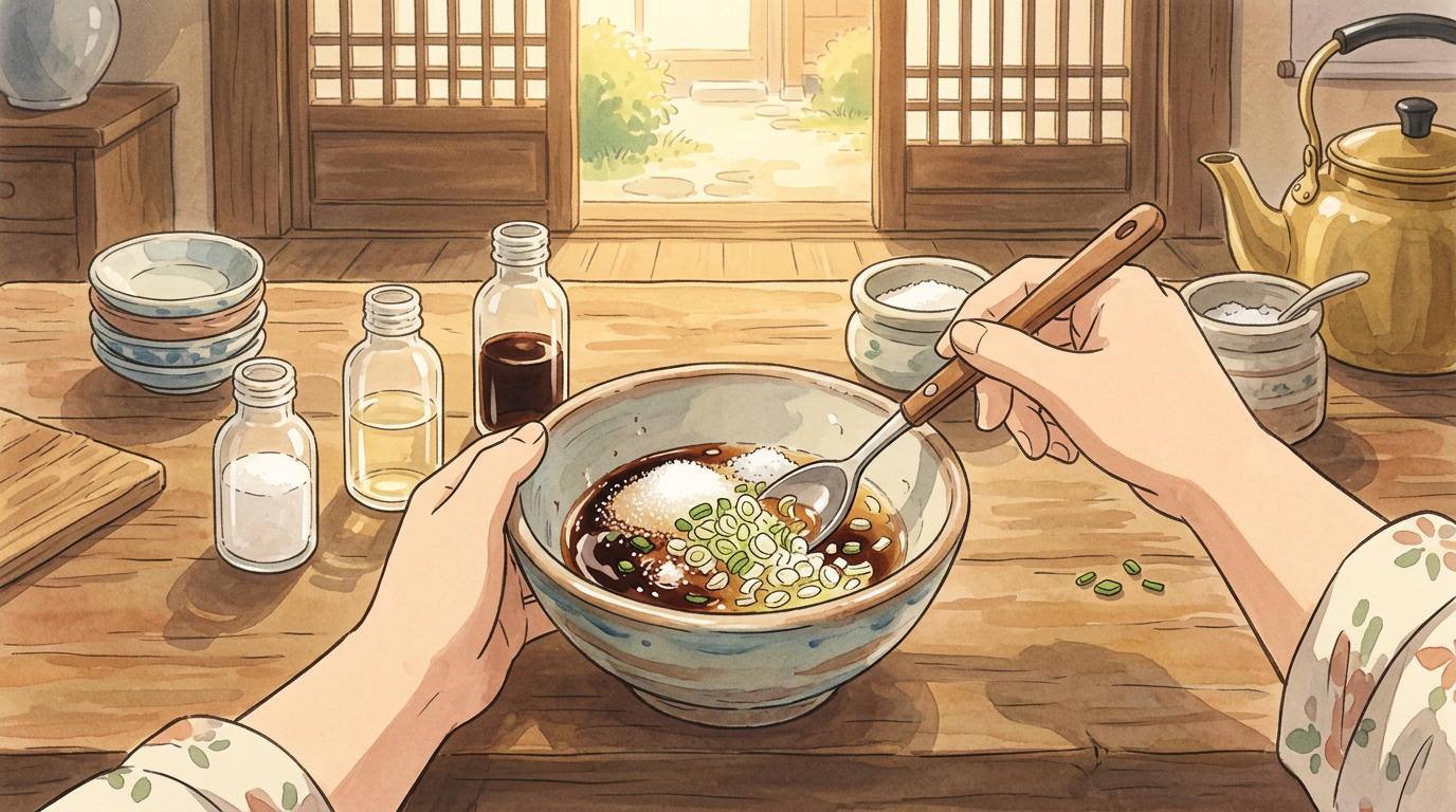 Gamjajeon step 10