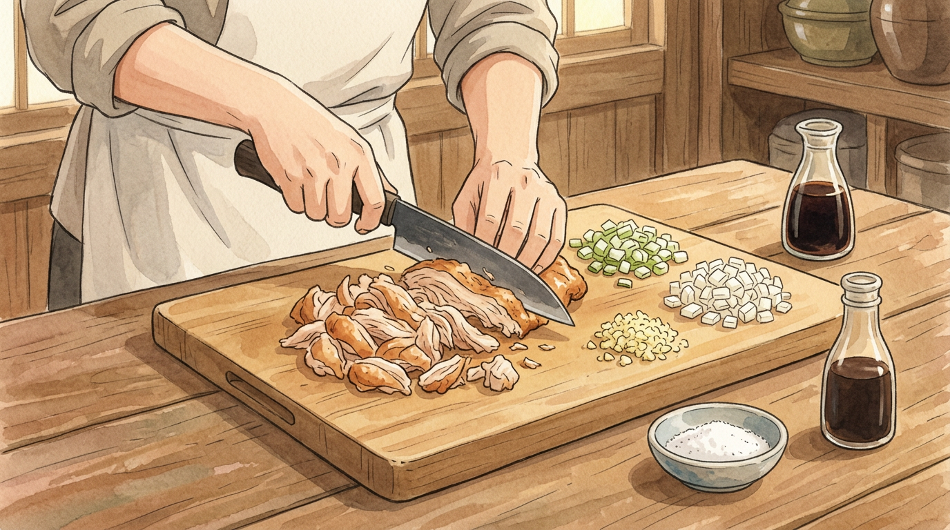 닭칼국수 step 8