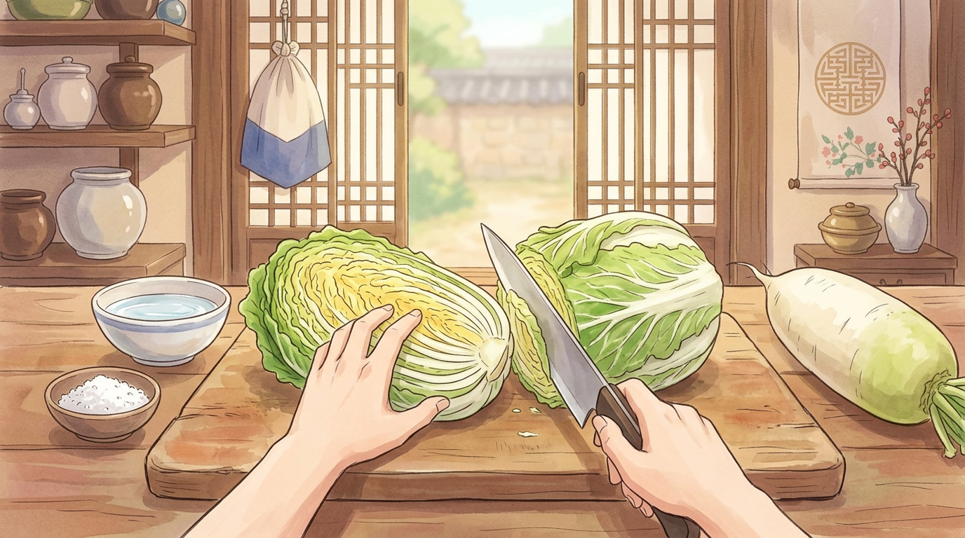 포기김치 step 1