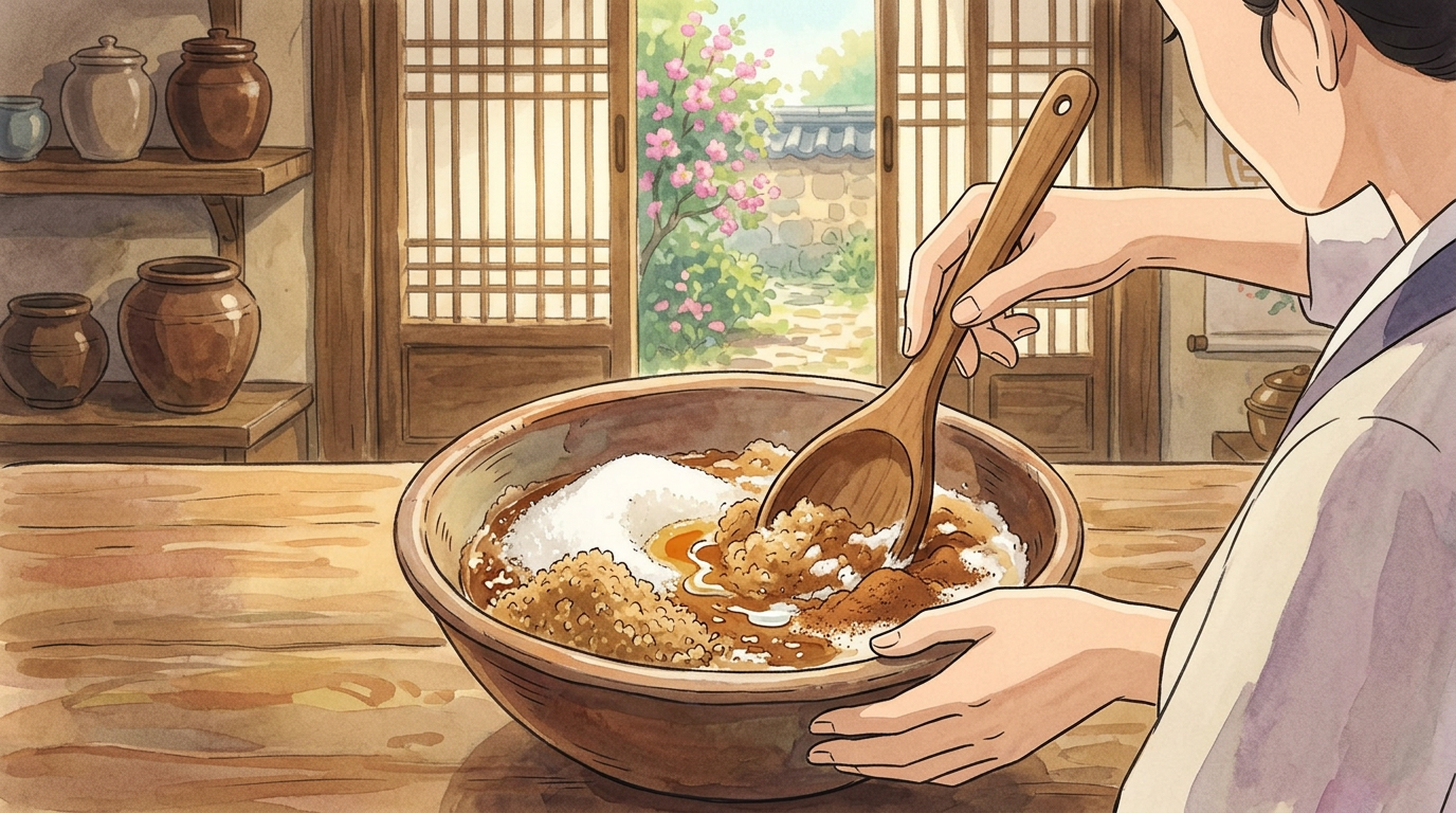 Hobak hotteok step 4
