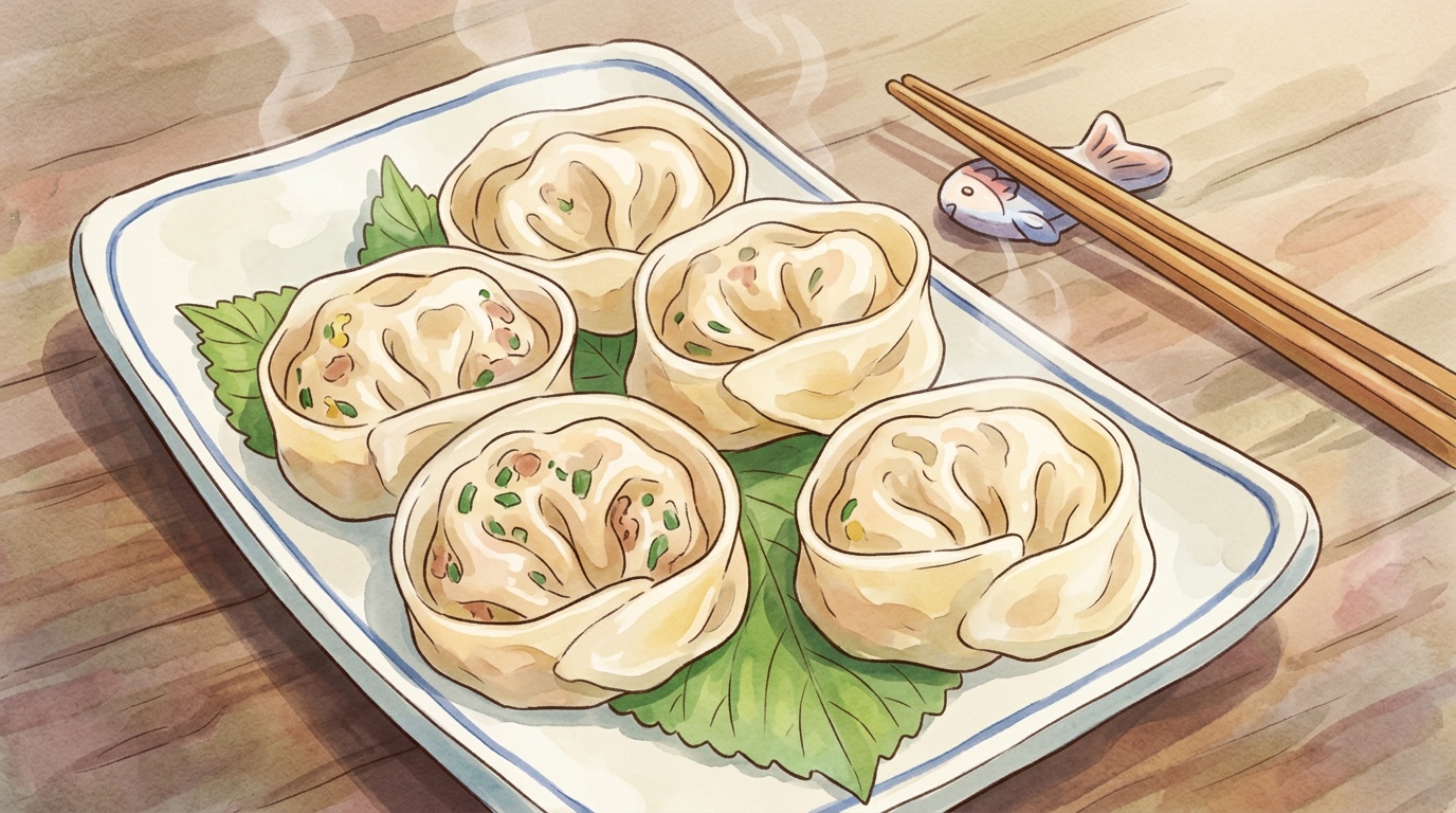 Kimchi mandu