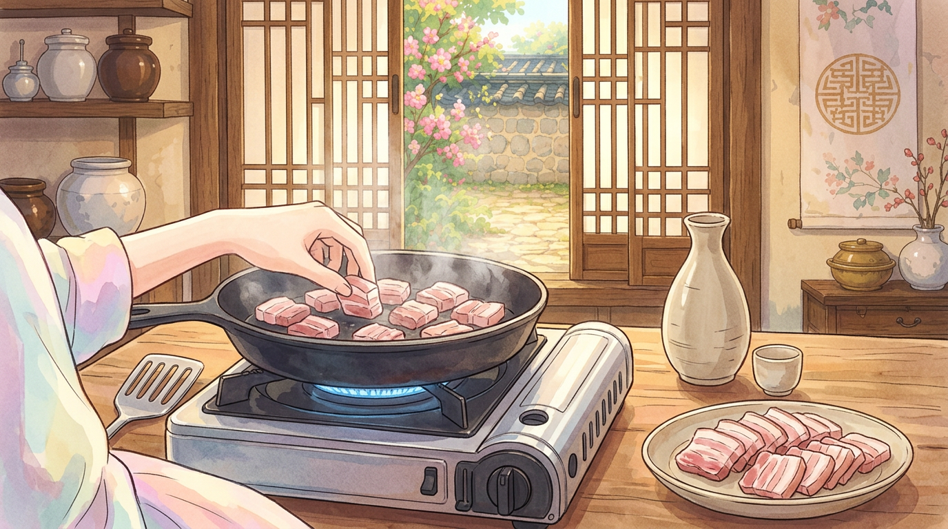 Samgyeopsal Gui step 3