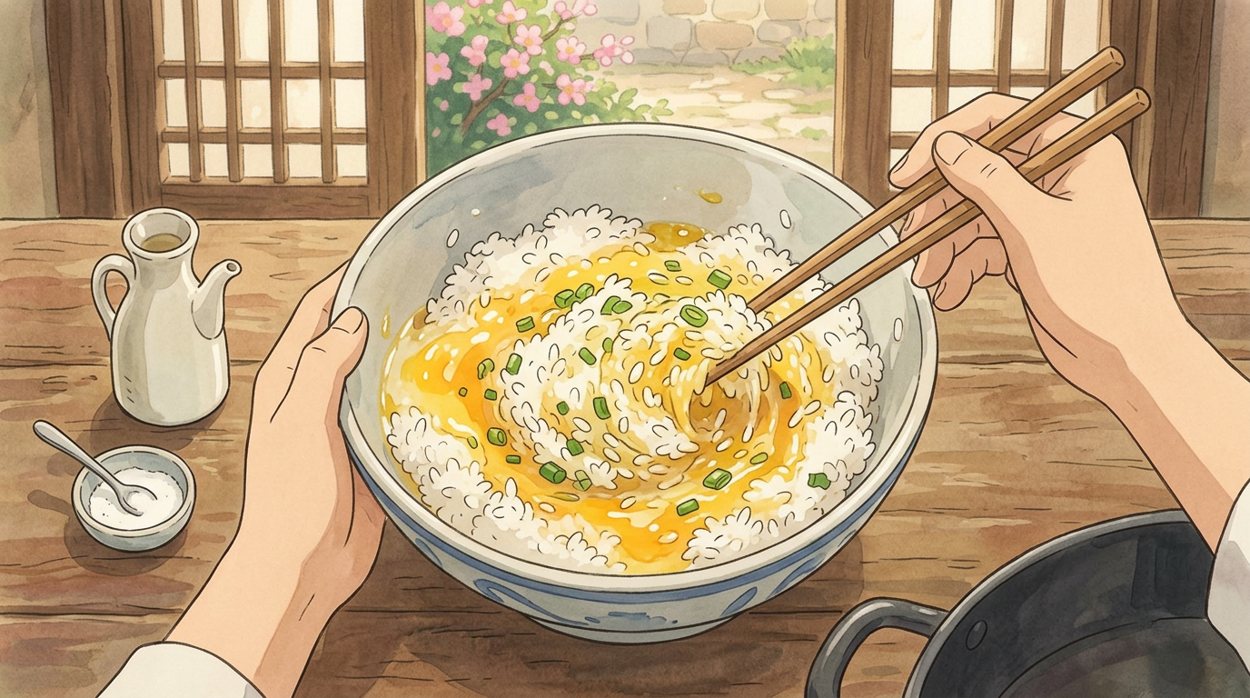 Gyeran Bokkeumbap step 4