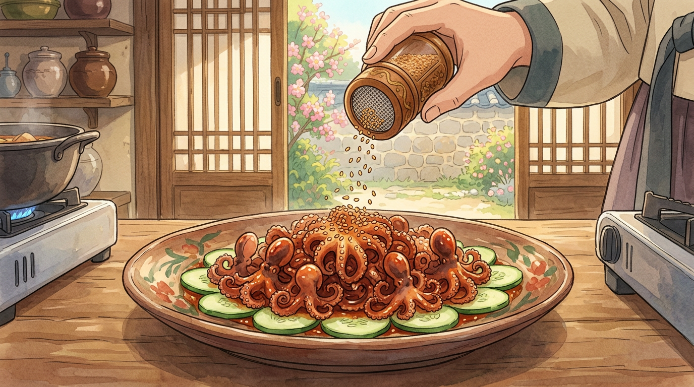 Chukkumi bokkeum step 4