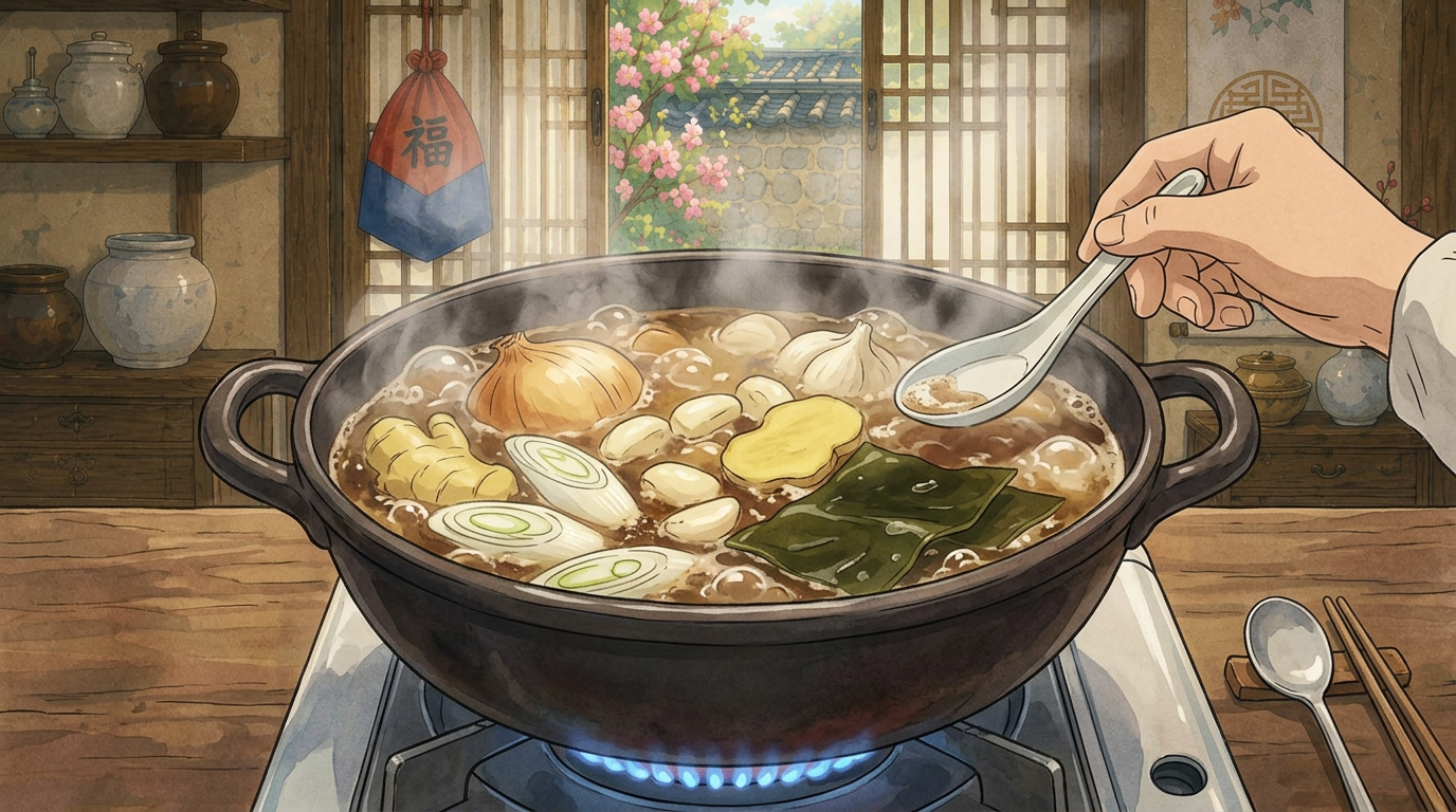 닭칼국수 step 4