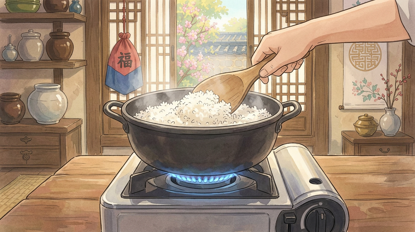 Chamchi gimbap step 1