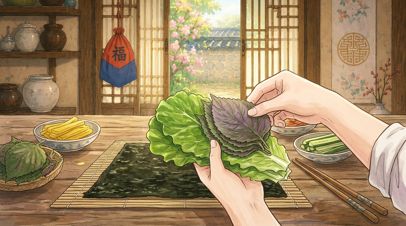 Chamchi gimbap step 4
