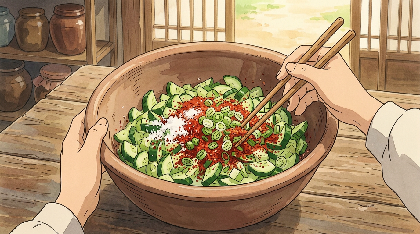 Oi Muchim step 3