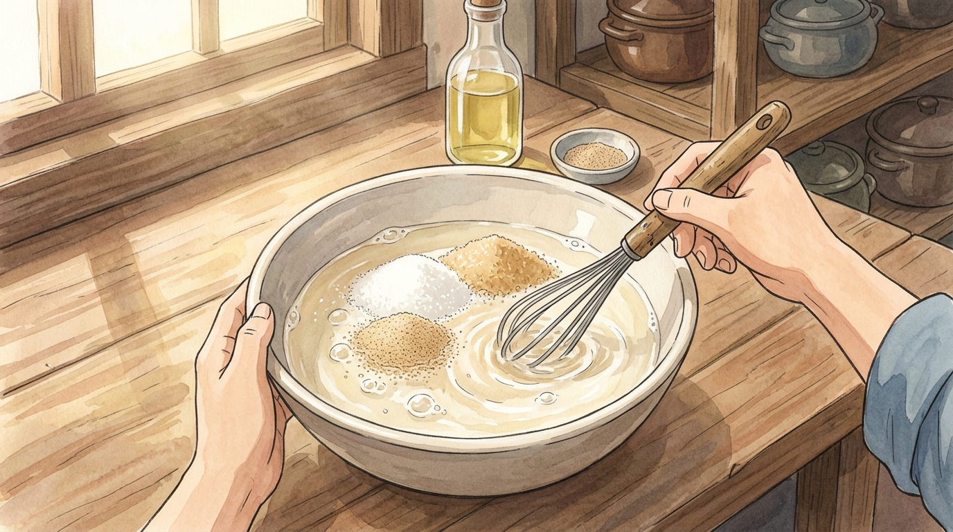 Hobak hotteok step 1