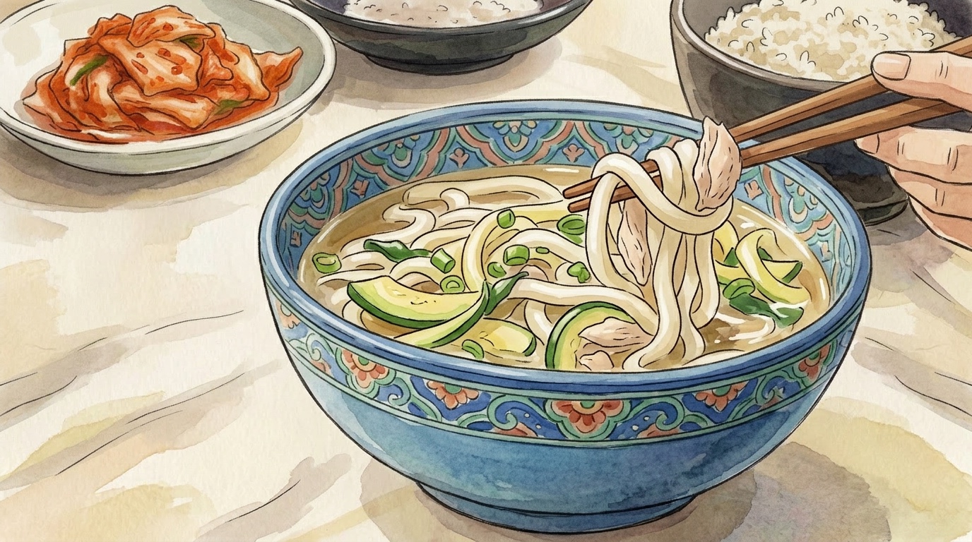닭칼국수