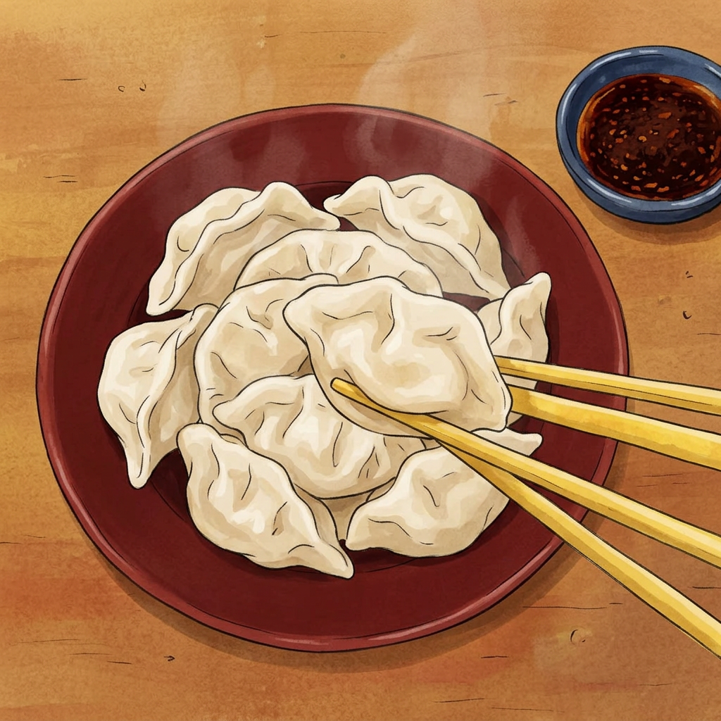 Zhūròu Báicài Jiǎozi