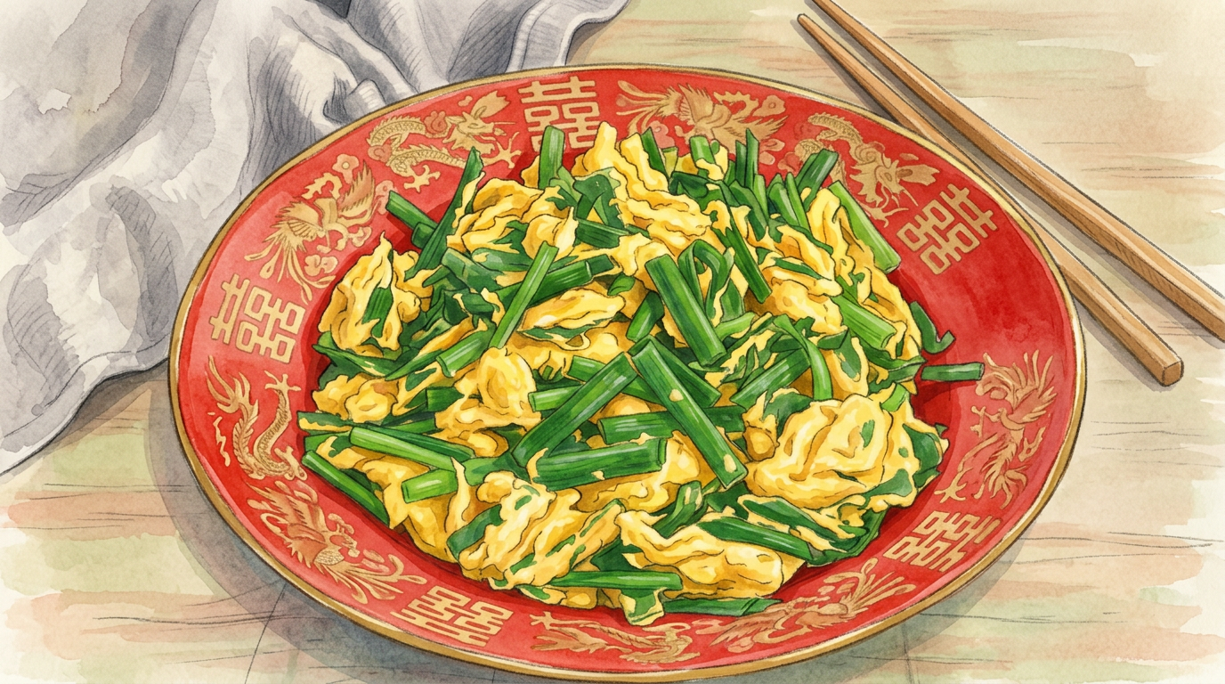 韭菜炒鸡蛋
