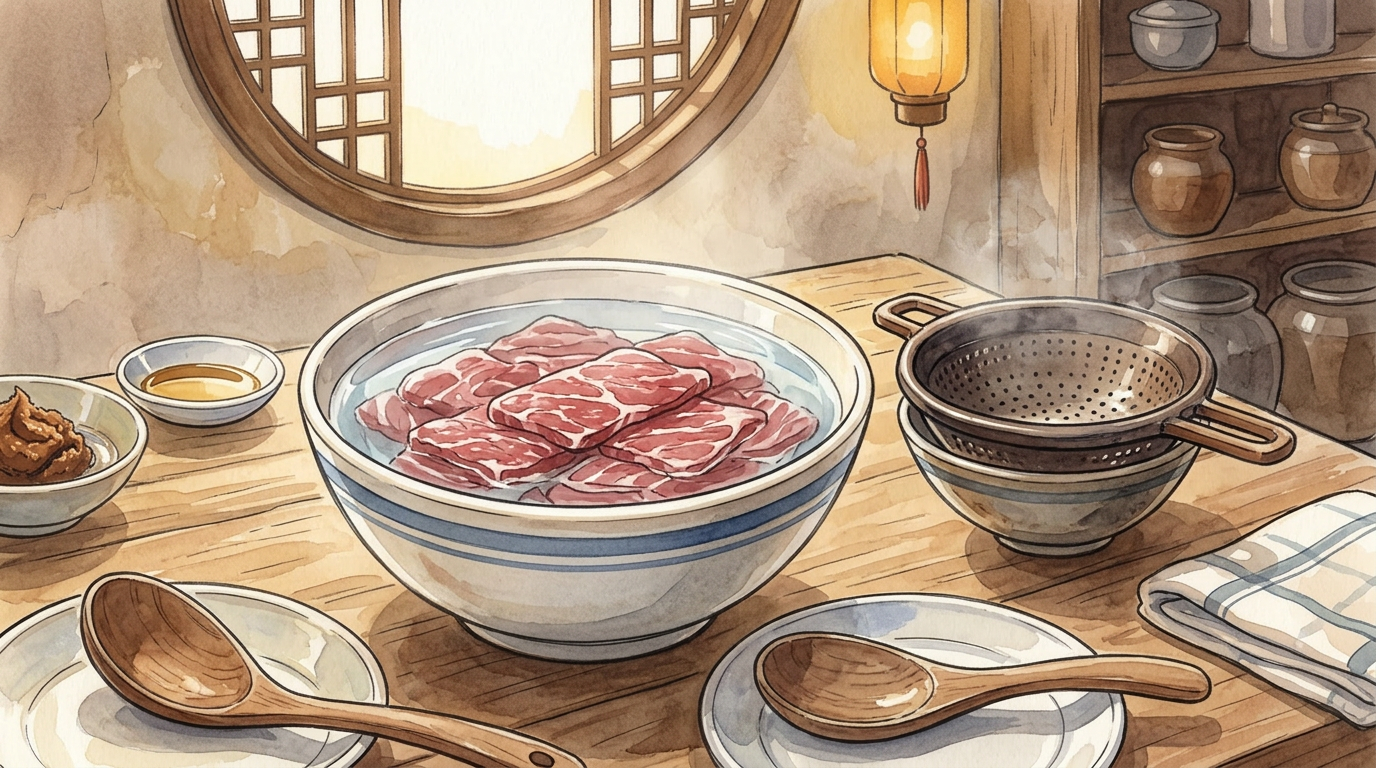 Jiang niu rou step 2